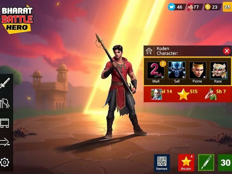 Bharat Battle Hero character customization